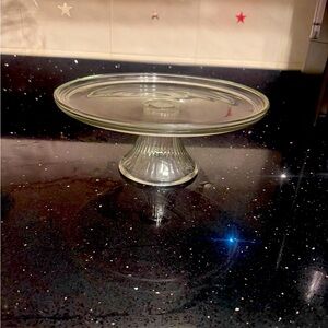 Elegant Glass Cake Stand